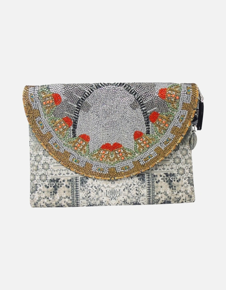 Fashion Blanco La Neve 1814 Clutch Bag Womens