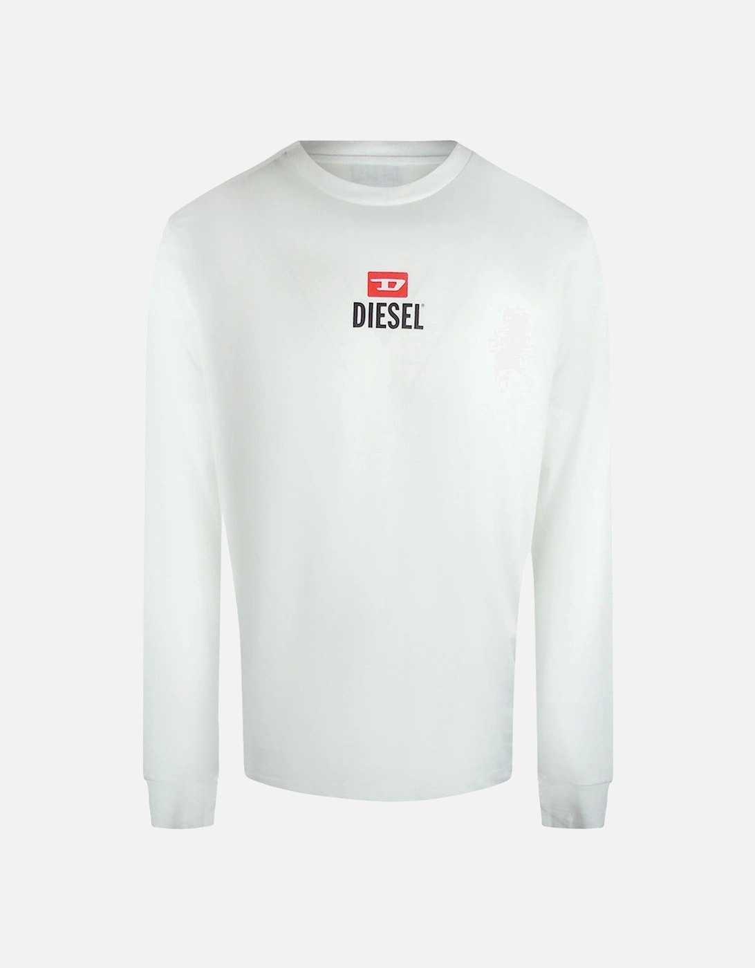 New D Logo White Long Sleeve T-Shirt, 3 of 2