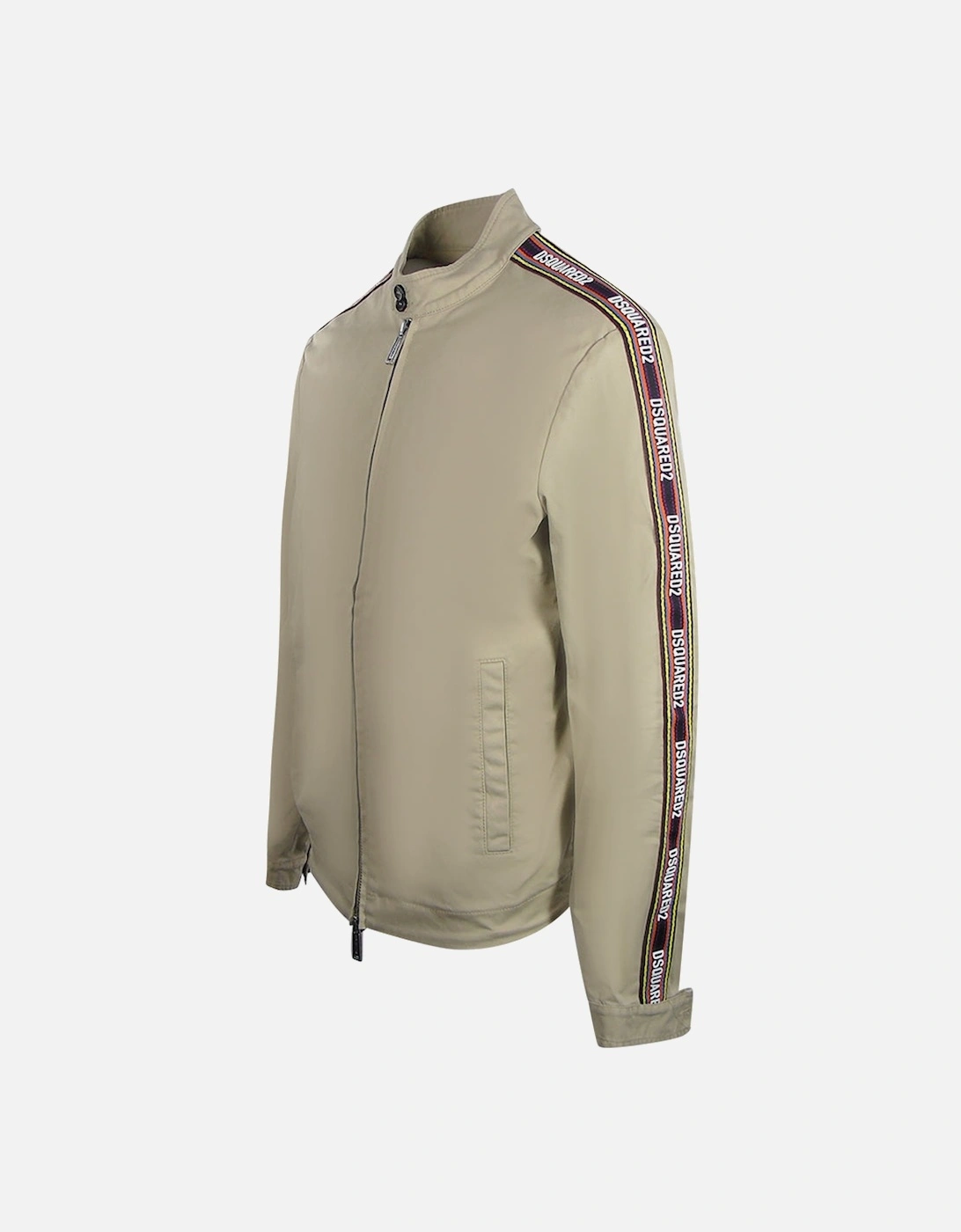 Taped Sleeves Beige Jacket, 3 of 2