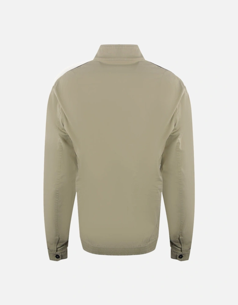 Taped Sleeves Beige Jacket