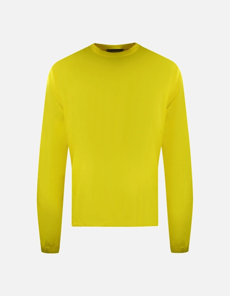 Large Logo On Back Yellow Long Sleeve T-Shirt