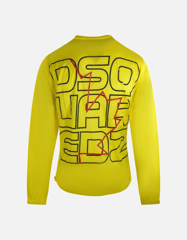 Large Logo On Back Yellow Long Sleeve T-Shirt