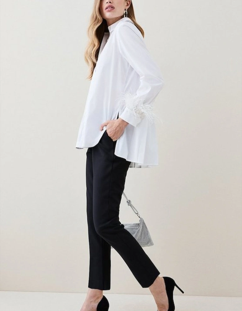 Petite Essential Techno Woven Trouser