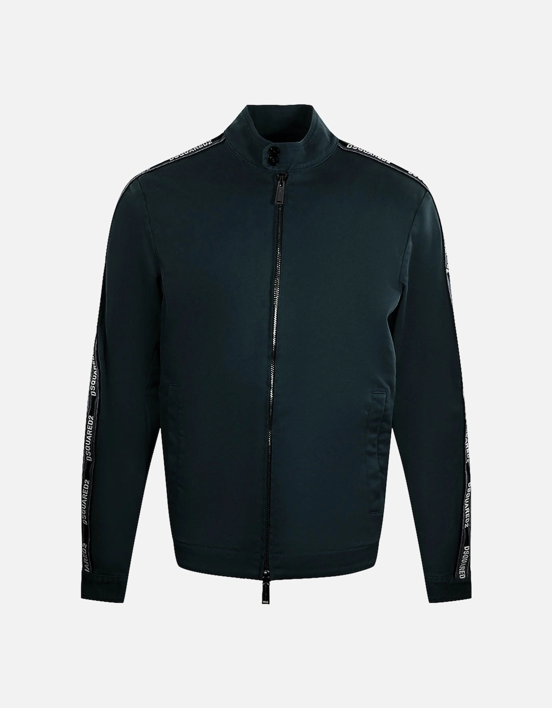 Taped Sleeve Black Jacket, 4 of 3