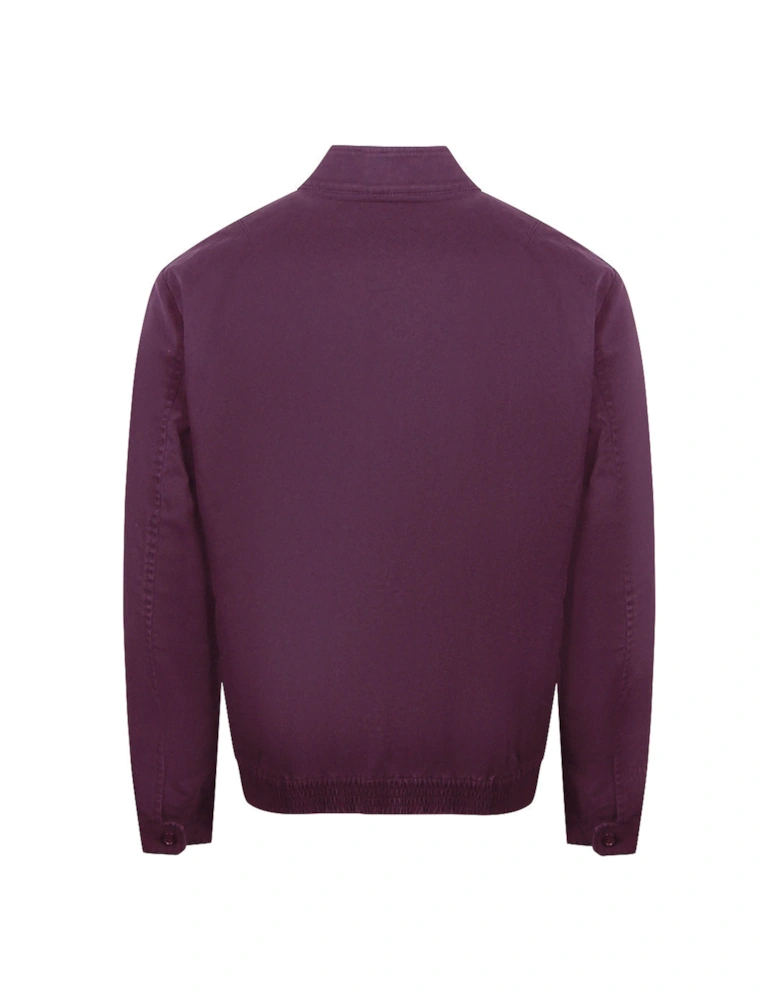 Taped Sleeves Dark Burgundy Jacket