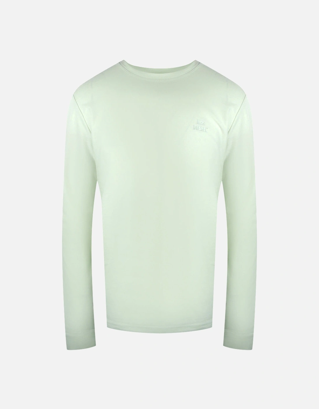 Monotone Logo Long Sleeve Off White T-Shirt, 3 of 2