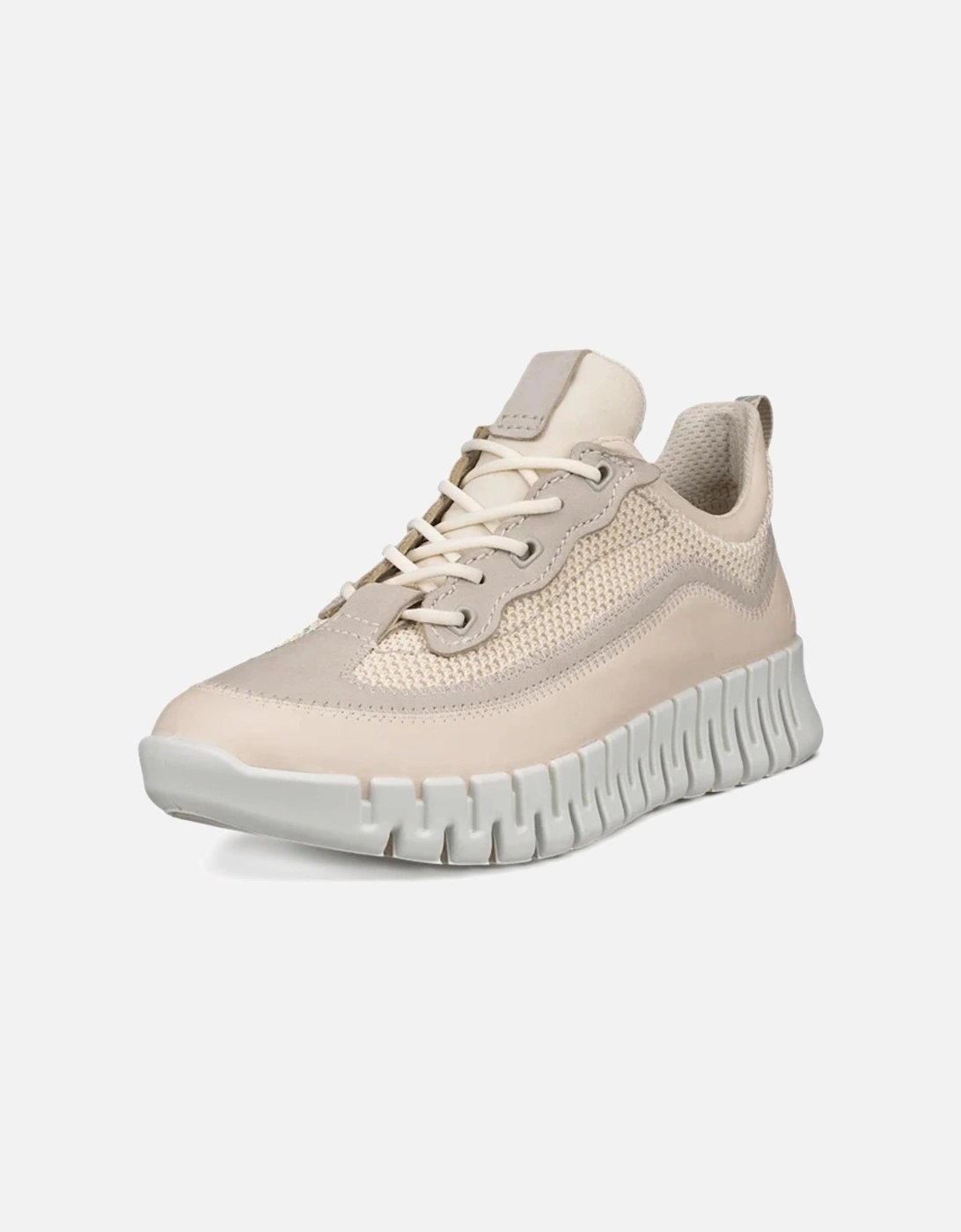Womens Gruuv Leather & Textile Trainers, 2 of 1
