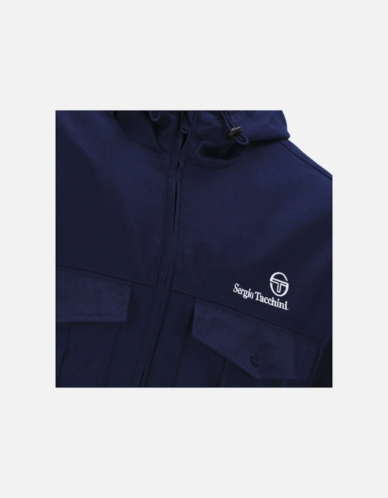 Mens Dario Hooded Jacket - Maritime Blue