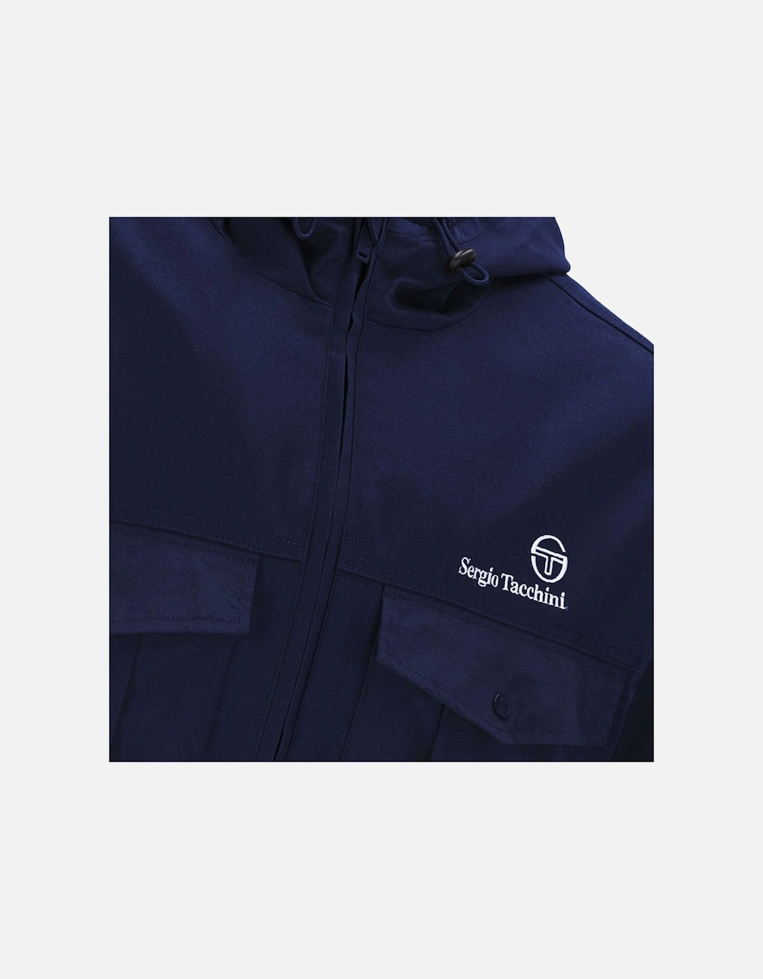 Mens Dario Hooded Jacket - Maritime Blue