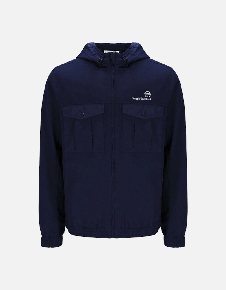 Mens Dario Hooded Jacket - Maritime Blue