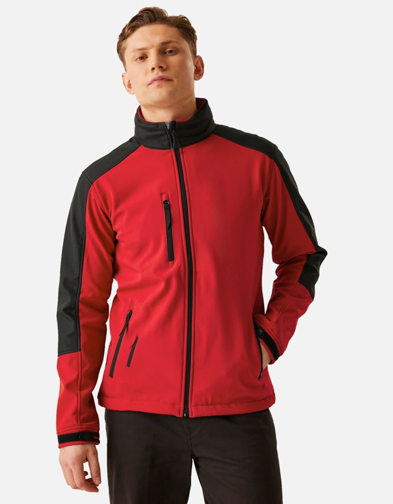 Professional Mens Hydroforce 3-layer Membrane Waterproof Breathable Softshell Jackets