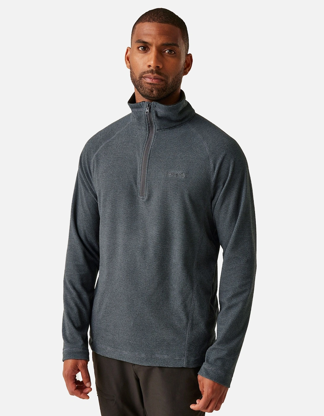 Great Outdoors Mens Montes Funnel Neck Fleece Jumper