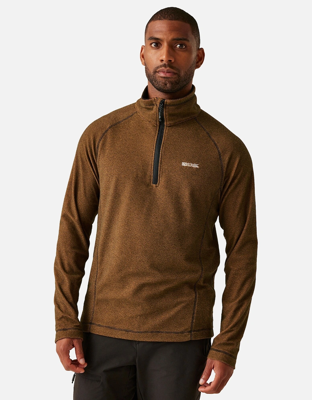 Great Outdoors Mens Montes Funnel Neck Fleece Jumper