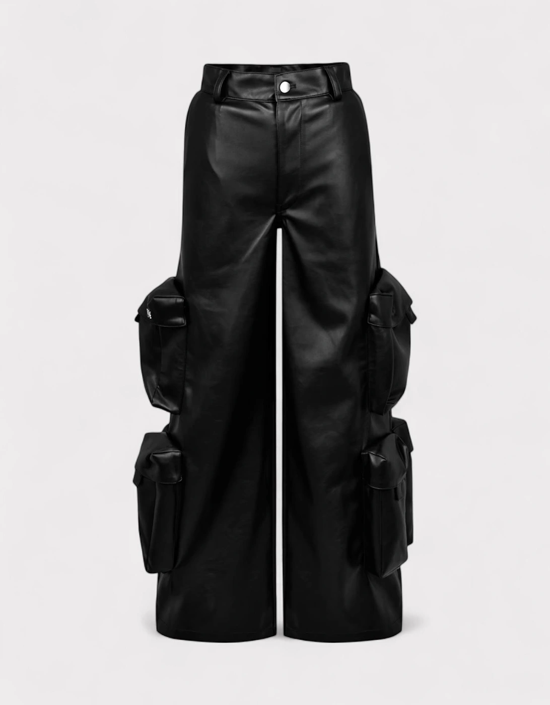Wmns Leather Cargo Pant Black, 5 of 4