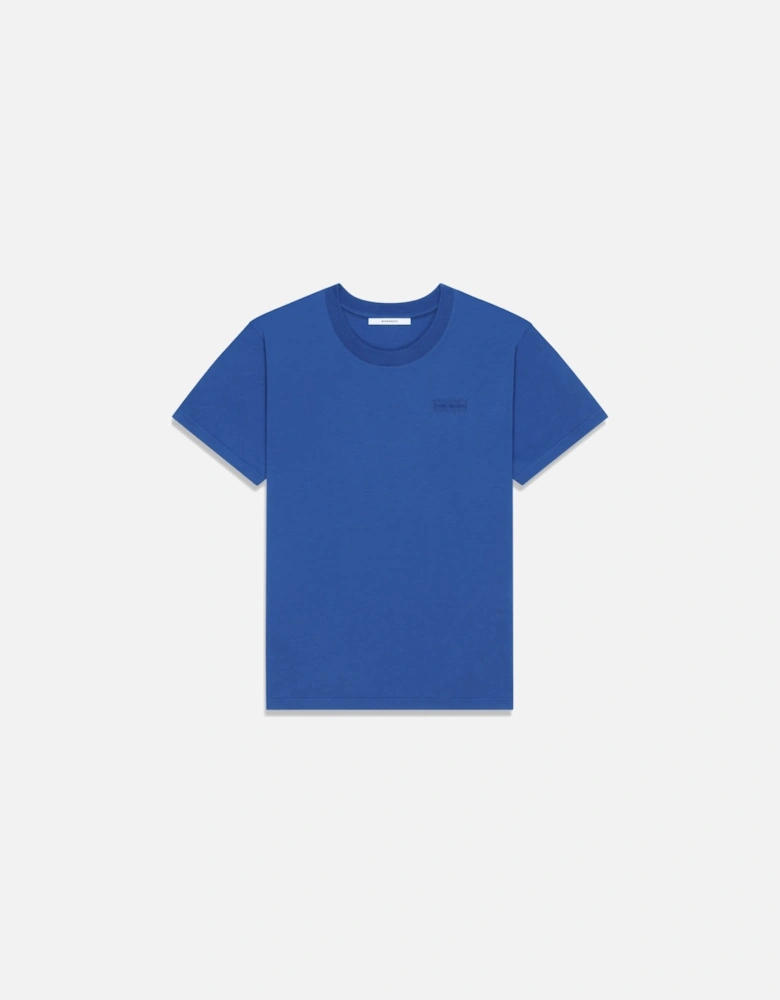Regular Fit Branded T-shirt Blue