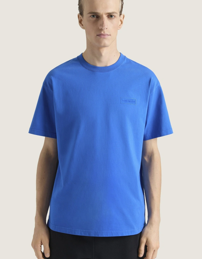 Regular Fit Branded T-shirt Blue