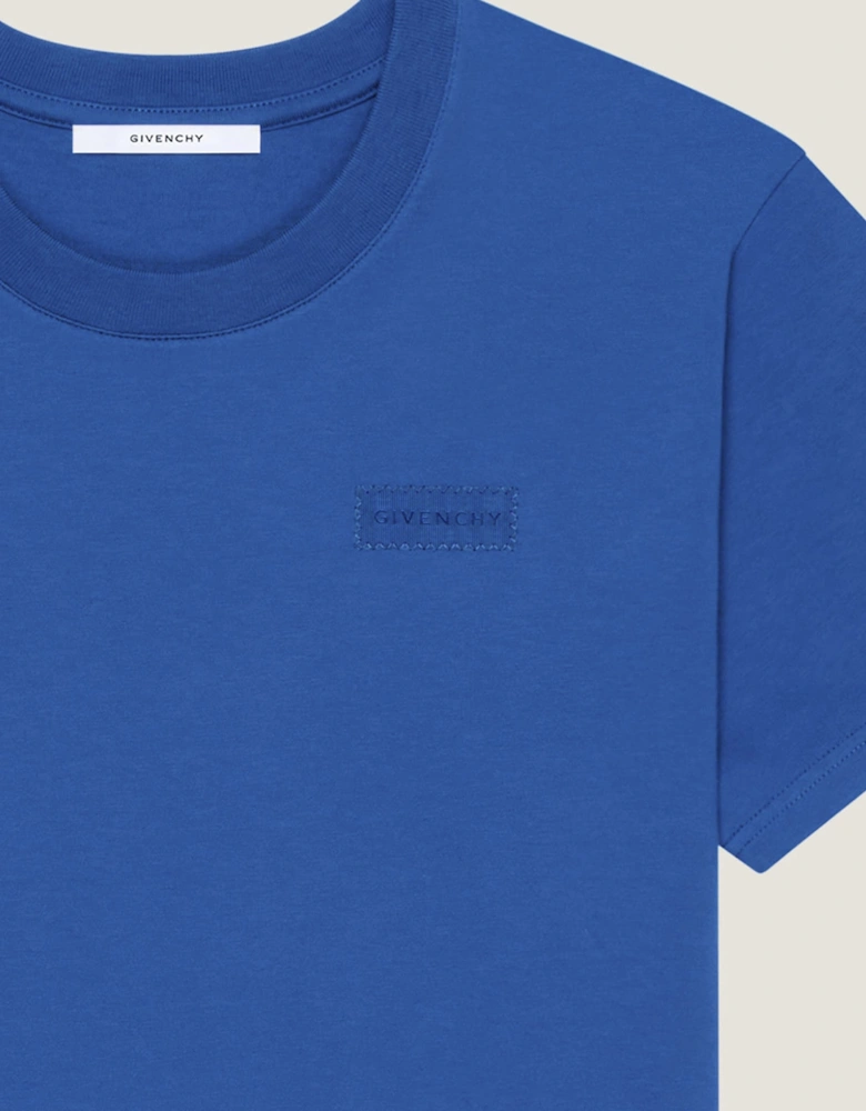 Regular Fit Branded T-shirt Blue