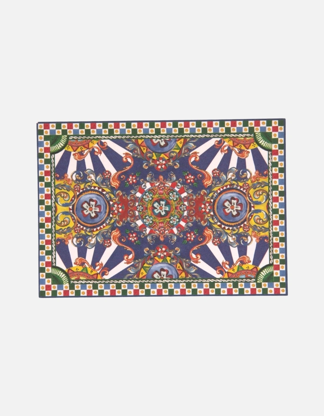 Postcard Holder with Carretto Siciliano Theme Women - Multicolor, 6 of 5