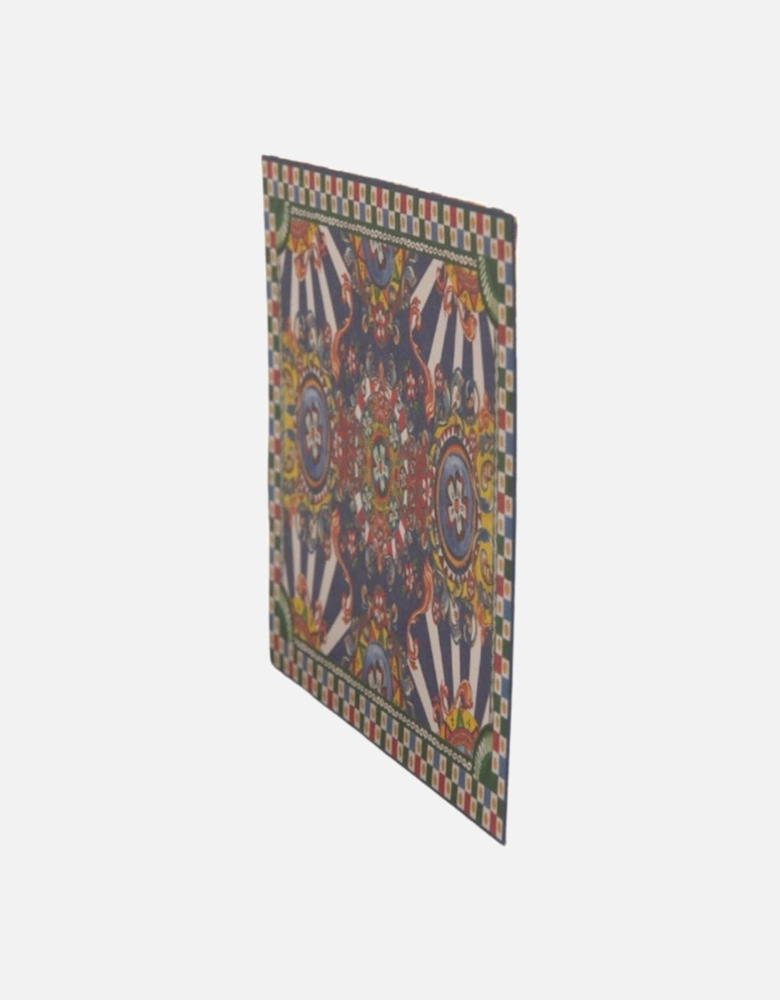 Postcard Holder with Carretto Siciliano Theme Women - Multicolor