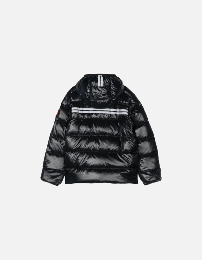Kids Crofton Hooded Jacket Black