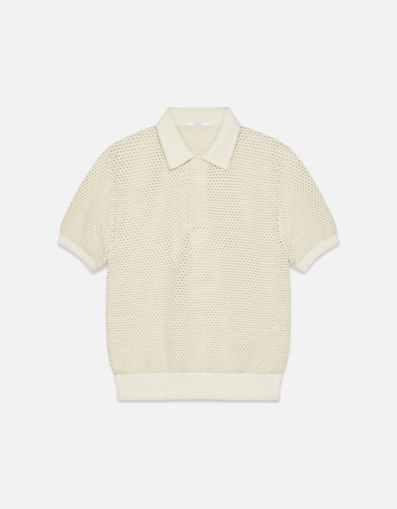 Cotton Polo Shirt Cream