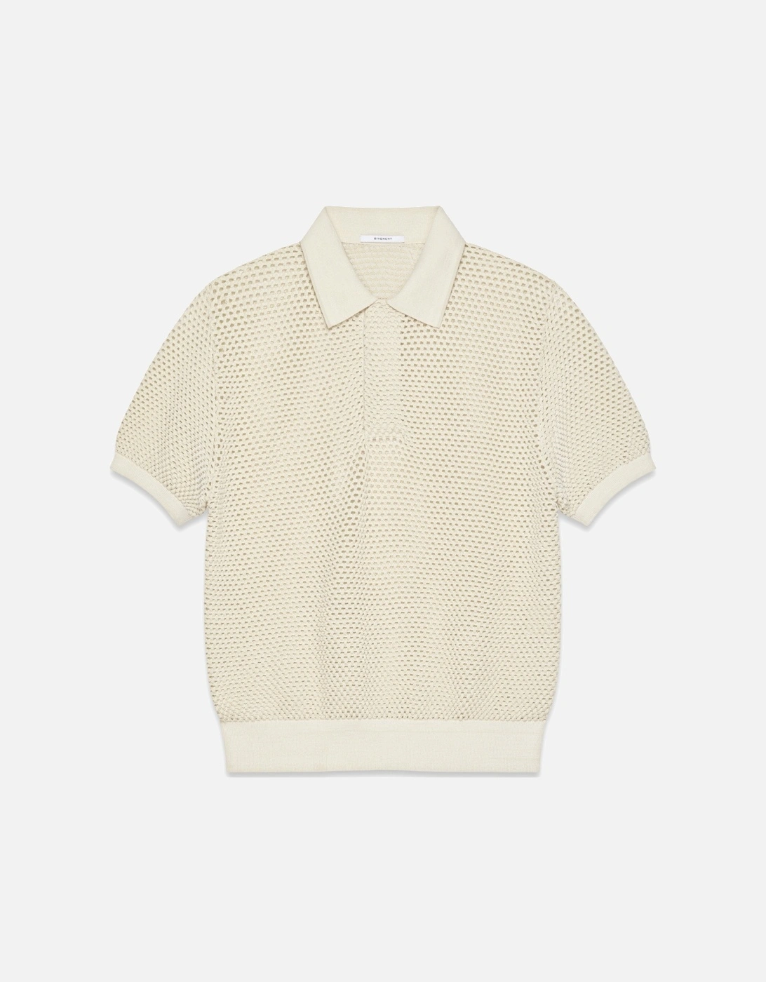 Cotton Polo Shirt Cream, 6 of 5