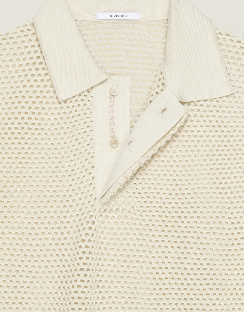 Cotton Polo Shirt Cream