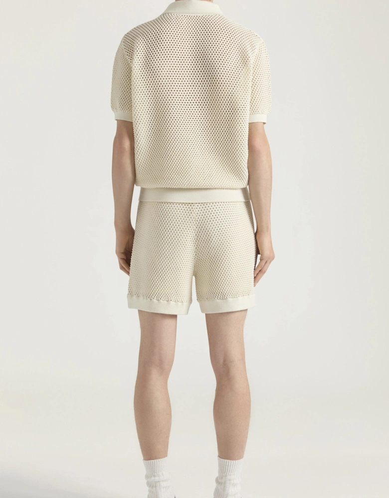 Cotton Polo Shirt Cream