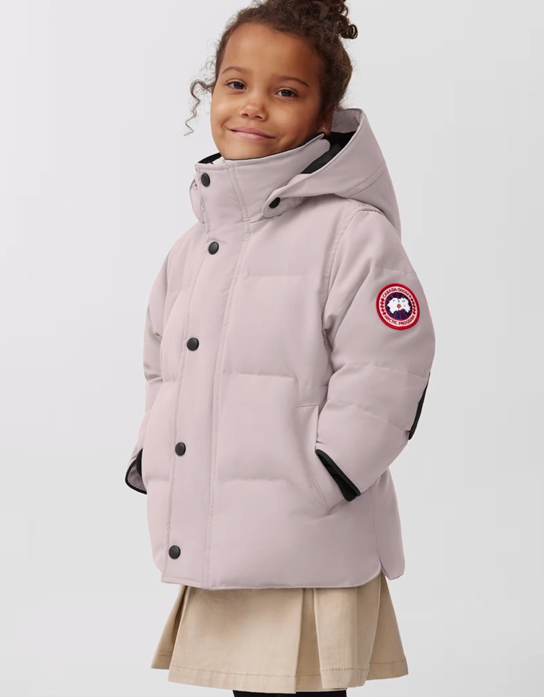 Kids Snowy Owl Parka Rose