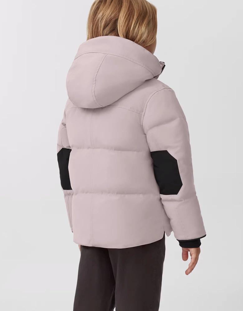 Kids Snowy Owl Parka Rose