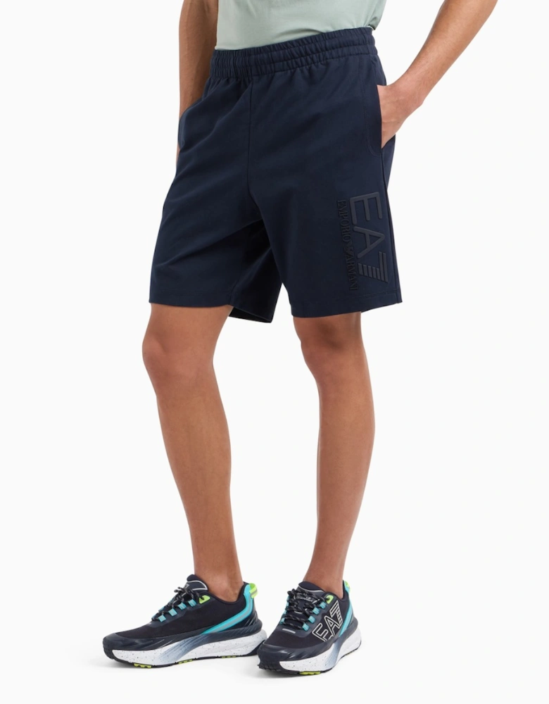 Embossed Large Logo Short - Navy