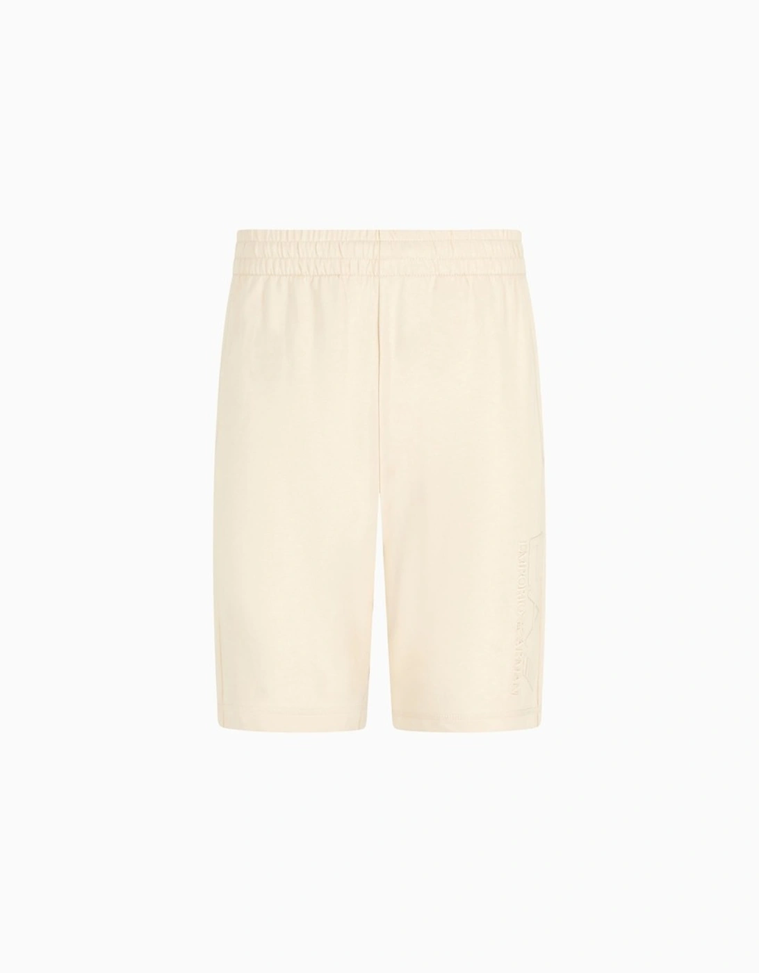 Embossed Large Logo Short - Almond Milk