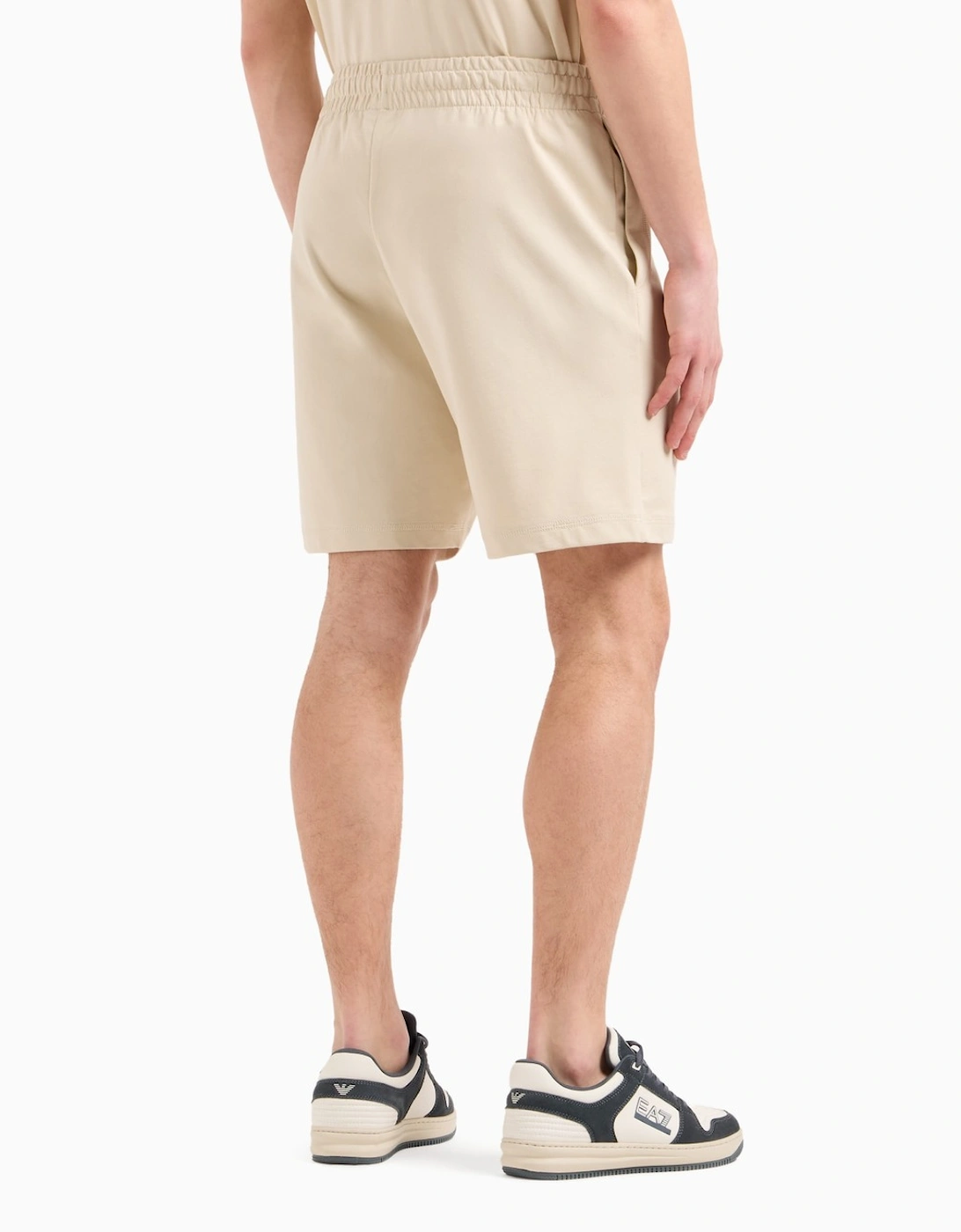 Embossed Large Logo Short - Almond Milk