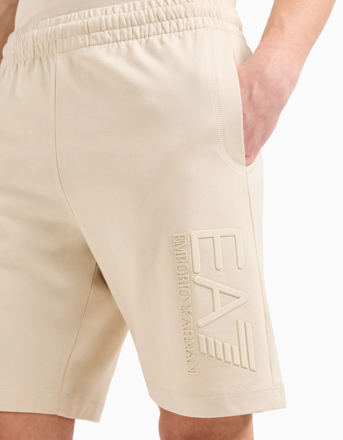 Embossed Large Logo Short - Almond Milk, 4 of 3