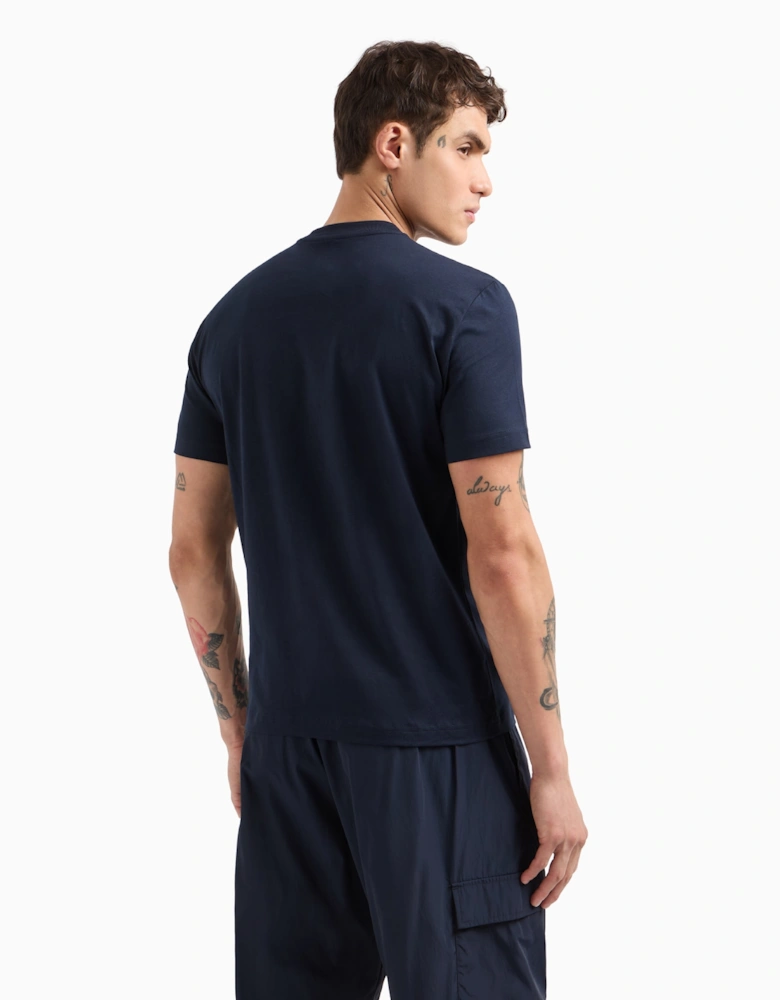 Embossed Large Logo T-Shirt - Navy