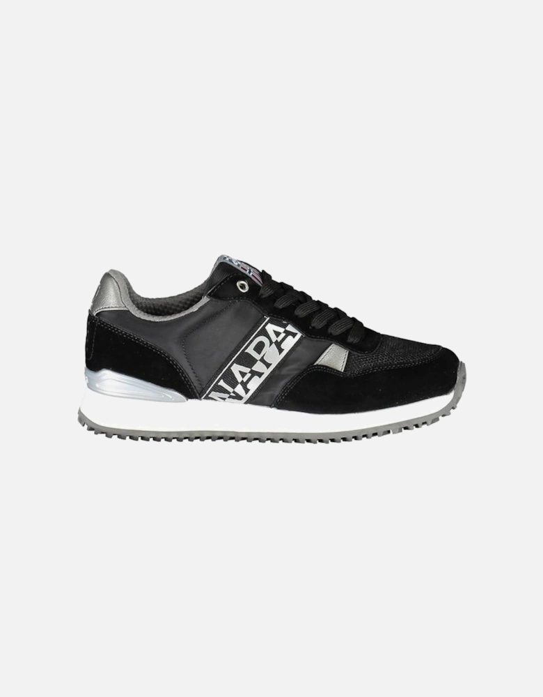 Bold Contrasting Detail Sports Shoes Women - Black Sneakers