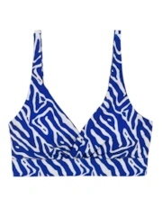 Brightest Blue Abstract Print
