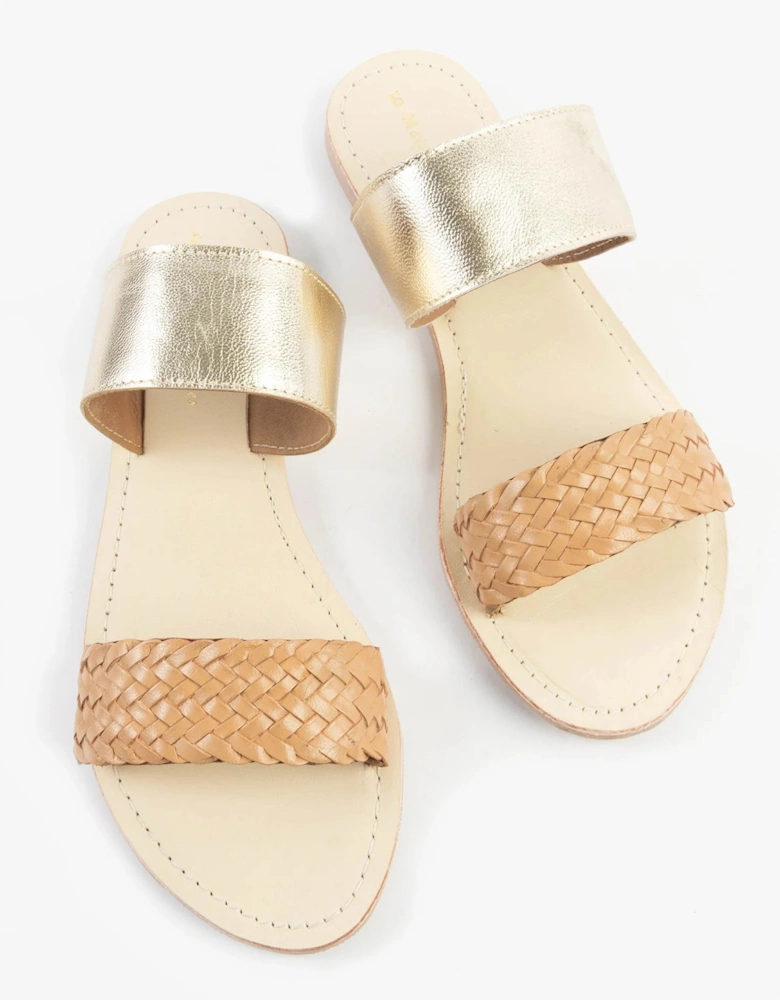 AMELIA Womens Sandals Gold