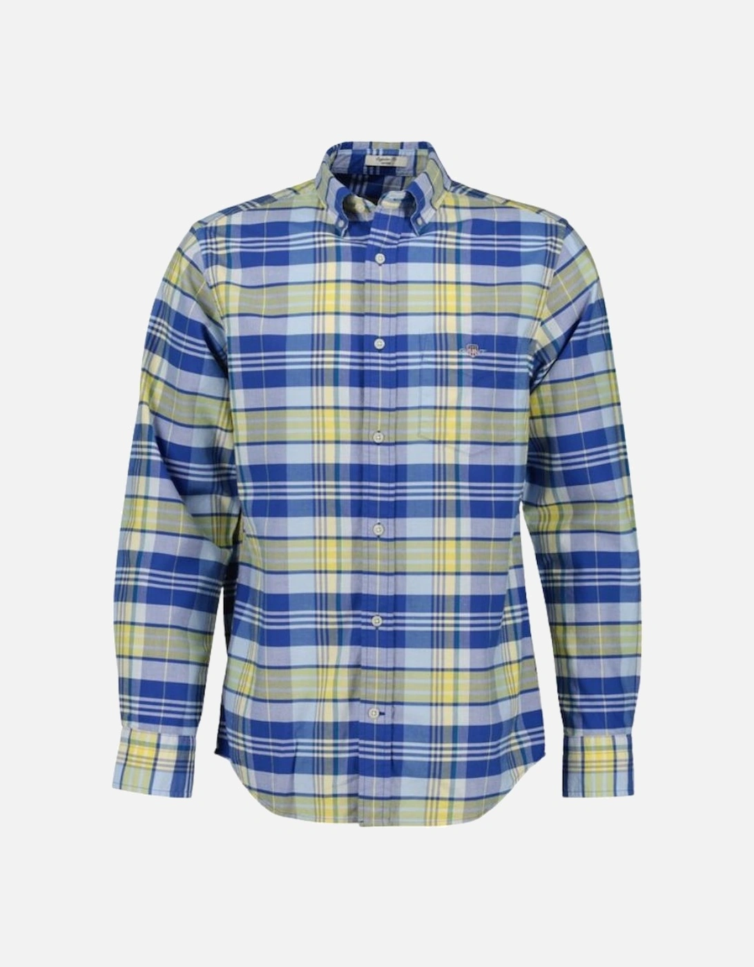 Reg Classic Oxford Check Shirt - Rich Blue, 3 of 2