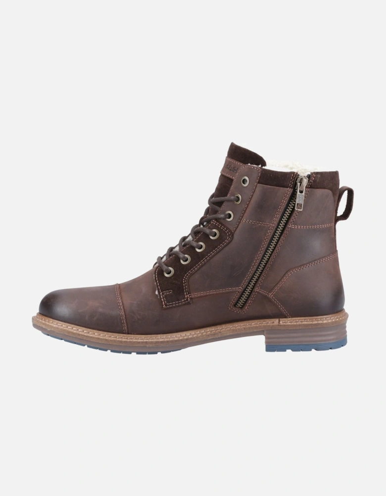 Jordan Leather Men's Brown Ankle Boots