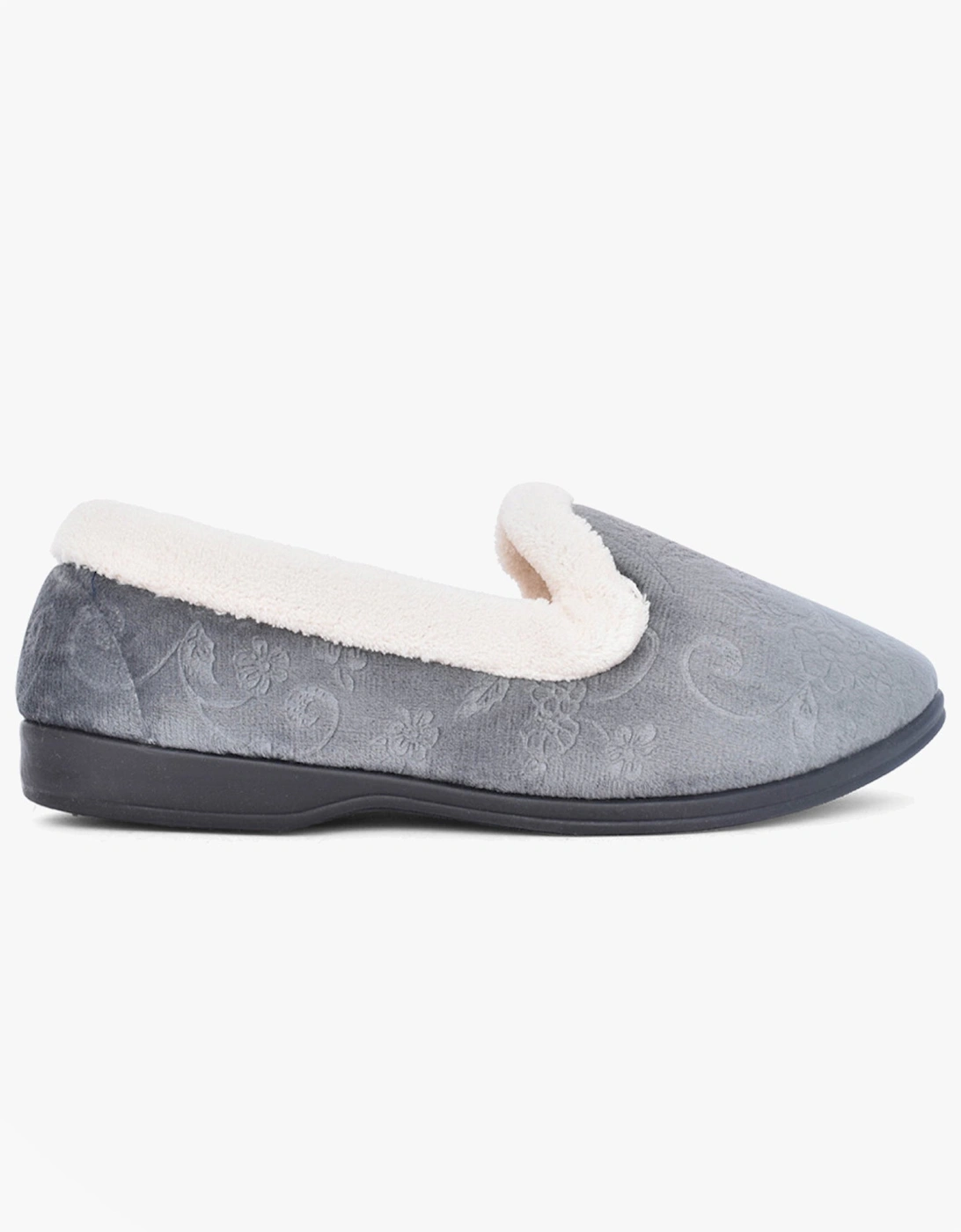 Jo & Joe PASHMINA Womens Slippers Grey, 6 of 5