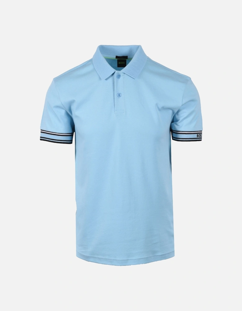 Boss Green Polo Zone Light Pastel Blue