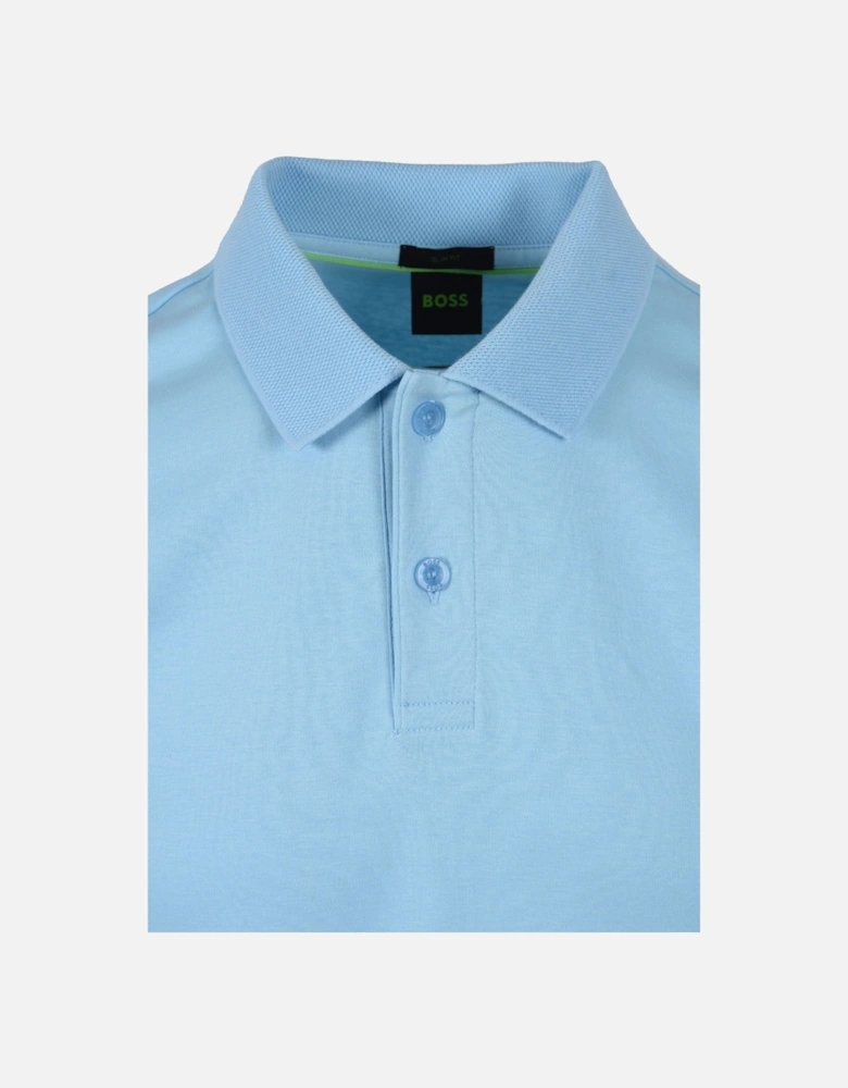 Boss Green Polo Zone Light Pastel Blue