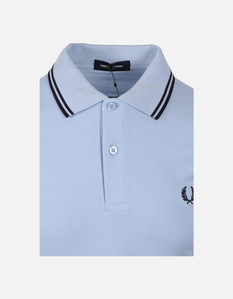 Twin Tipped Polo Shirt Light Smoke/Navy