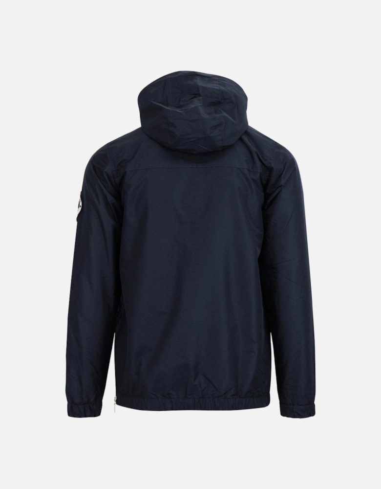 Mont 2 Oh Half Zip Hooded Kangaroo Navy Jacket
