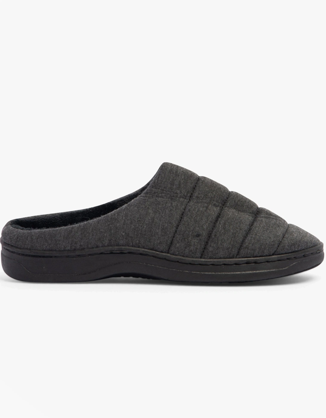 Jo & Joe AINSLEY Mens Slippers Black, 5 of 4