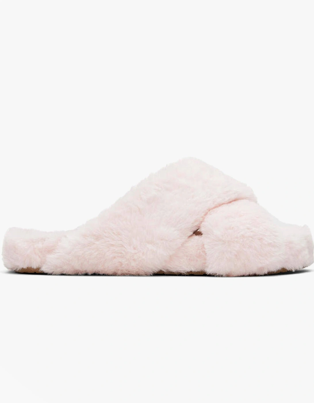 SUSIE Womens Faux Fur Mule Slippers Pink, 8 of 7