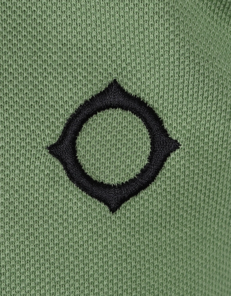 SS Pique Polo Shirt Sage