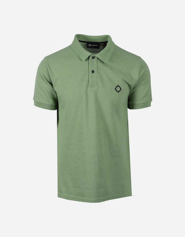 SS Pique Polo Shirt Sage