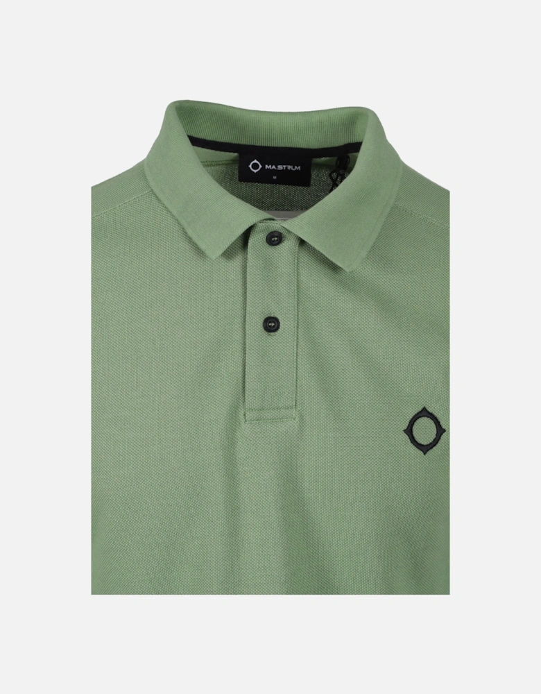 SS Pique Polo Shirt Sage